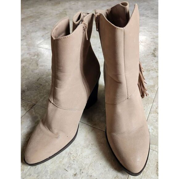 Maurices western fringed ankle boots m - Picture 7 of 12